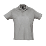 Polo personnalisable en coton 100% bio 170 g/m² SOL'S Planet Men couleur gris