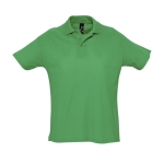 Polo personnalisable en coton 100% bio 170 g/m² SOL'S Planet Men couleur vert huitième vue