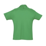 Polo personnalisable en coton 100% bio 170 g/m² SOL'S Planet Men couleur vert vue arrière