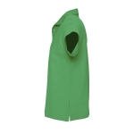 Polo personnalisable en coton 100% bio 170 g/m² SOL'S Planet Men couleur vert vue latérale