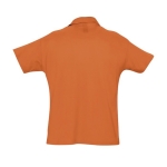 Polo personnalisable en coton 100% bio 170 g/m² SOL'S Planet Men couleur orange vue arrière