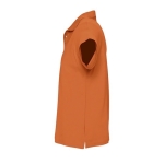 Polo personnalisable en coton 100% bio 170 g/m² SOL'S Planet Men couleur orange vue latérale