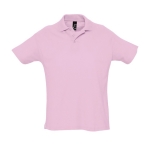 Polo personnalisable en coton 100% bio 170 g/m² SOL'S Planet Men couleur rose