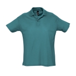 Polo personnalisable en coton 100% bio 170 g/m² SOL'S Planet Men couleur turquoise