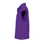 Polo personnalisable en coton 100% bio 170 g/m² SOL'S Planet Men couleur violet vue latérale