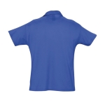 Polo personnalisable en coton 100% bio 170 g/m² SOL'S Planet Men couleur bleu roi vue arrière