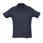 Polo personnalisable en coton 100% bio 170 g/m² SOL'S Planet Men couleur bleu foncé