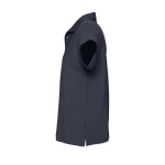 Polo personnalisable en coton 100% bio 170 g/m² SOL'S Planet Men couleur bleu foncé vue latérale