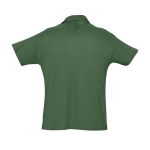 Polo personnalisable en coton 100% bio 170 g/m² SOL'S Planet Men couleur vert foncé vue arrière