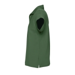 Polo personnalisable en coton 100% bio 170 g/m² SOL'S Planet Men couleur vert foncé vue latérale