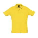 Polo personnalisable en coton 100% bio 170 g/m² SOL'S Planet Men couleur jaune foncé