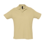 Polo personnalisable en coton 100% bio 170 g/m² SOL'S Planet Men couleur marron clair deuxième vue