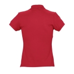 Polo cintré pour femmes 100% coton 170 g/m² SOL'S Passion couleur rouge vue arrière