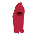 Polo cintré pour femmes 100% coton 170 g/m² SOL'S Passion couleur rouge vue latérale