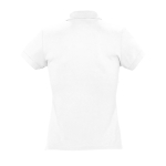 Polo cintré pour femmes 100% coton 170 g/m² SOL'S Passion couleur blanc vue arrière