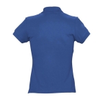 Polo cintré pour femmes 100% coton 170 g/m² SOL'S Passion couleur bleu roi vue arrière