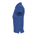 Polo cintré pour femmes 100% coton 170 g/m² SOL'S Passion couleur bleu roi vue latérale
