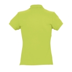 Polo cintré pour femmes 100% coton 170 g/m² SOL'S Passion couleur vert clair vue arrière
