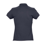 Polo cintré pour femmes 100% coton 170 g/m² SOL'S Passion couleur bleu foncé vue arrière