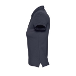 Polo cintré pour femmes 100% coton 170 g/m² SOL'S Passion couleur bleu foncé vue latérale