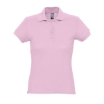 Polo cintré pour femmes 100% coton 170 g/m² SOL'S Passion couleur rose clair 