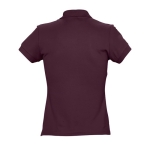 Polo cintré pour femmes 100% coton 170 g/m² SOL'S Passion couleur grenat vue arrière