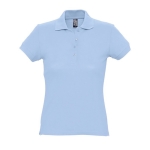 Polo cintré pour femmes 100% coton 170 g/m² SOL'S Passion couleur bleu pastel