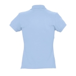 Polo cintré pour femmes 100% coton 170 g/m² SOL'S Passion couleur bleu pastel vue arrière