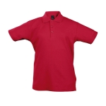 Polos sérigraphiés pour enfants 100% coton 170 g/m² SOL'S Summer II couleur rouge cinquième vue