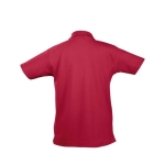 Polos sérigraphiés pour enfants 100% coton 170 g/m² SOL'S Summer II couleur rouge vue arrière