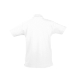Polos sérigraphiés pour enfants 100% coton 170 g/m² SOL'S Summer II couleur blanc vue arrière