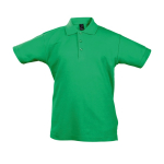 Polo sérigraphié pour enfant 100 % coton 170 g/m² SOL'S Summer II couleur vert huitième vue