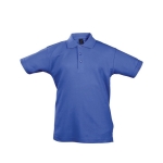 Polos sérigraphiés pour enfants 100% coton 170 g/m² SOL'S Summer II couleur bleu roi troisième vue