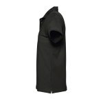 Polos personnalisés haute qualité en coton 210 g/m² SOL'S Spring couleur noir vue latérale