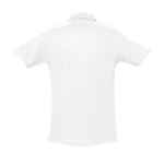 Polos personnalisés haute qualité en coton 210 g/m² SOL'S Spring couleur blanc vue arrière