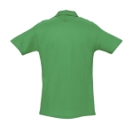 Polos personnalisés haute qualité en coton 210 g/m² SOL'S Spring couleur vert vue arrière