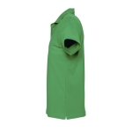 Polos personnalisés haute qualité en coton 210 g/m² SOL'S Spring couleur vert vue latérale