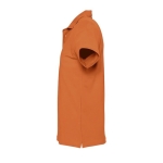 Polos personnalisés haute qualité en coton 210 g/m² SOL'S Spring couleur orange vue latérale