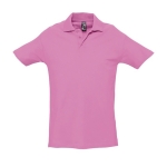 Polos personnalisés haute qualité en coton 210 g/m² SOL'S Spring couleur rose