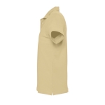 Polos personnalisés haute qualité en coton 210 g/m² SOL'S Spring couleur beige vue latérale