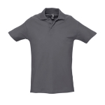 Polos personnalisés haute qualité en coton 210 g/m² SOL'S Spring couleur titan
