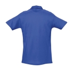 Polos personnalisés haute qualité en coton 210 g/m² SOL'S Spring couleur bleu roi vue arrière