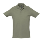 Polos personnalisés haute qualité en coton 210 g/m² SOL'S Spring couleur kaki neuvième vue