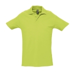 Polos personnalisés haute qualité en coton 210 g/m² SOL'S Spring couleur vert clair huitième vue