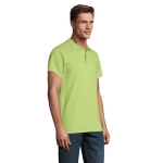 Polos personnalisés haute qualité en coton 210 g/m² SOL'S Spring couleur vert clair troisième vue photographique