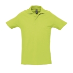 Polos personnalisés haute qualité en coton 210 g/m² SOL'S Spring couleur vert clair huitième vue