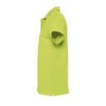 Polos personnalisés haute qualité en coton 210 g/m² SOL'S Spring couleur vert clair vue latérale