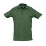 Polos personnalisés haute qualité en coton 210 g/m² SOL'S Spring couleur vert foncé huitième vue