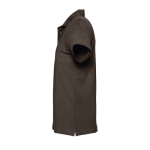 Polos personnalisés haute qualité en coton 210 g/m² SOL'S Spring couleur marron foncé vue latérale