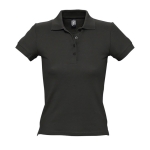 Polo femmes de qualité supérieure 100% coton 210 g/m² SOL'S People couleur noir